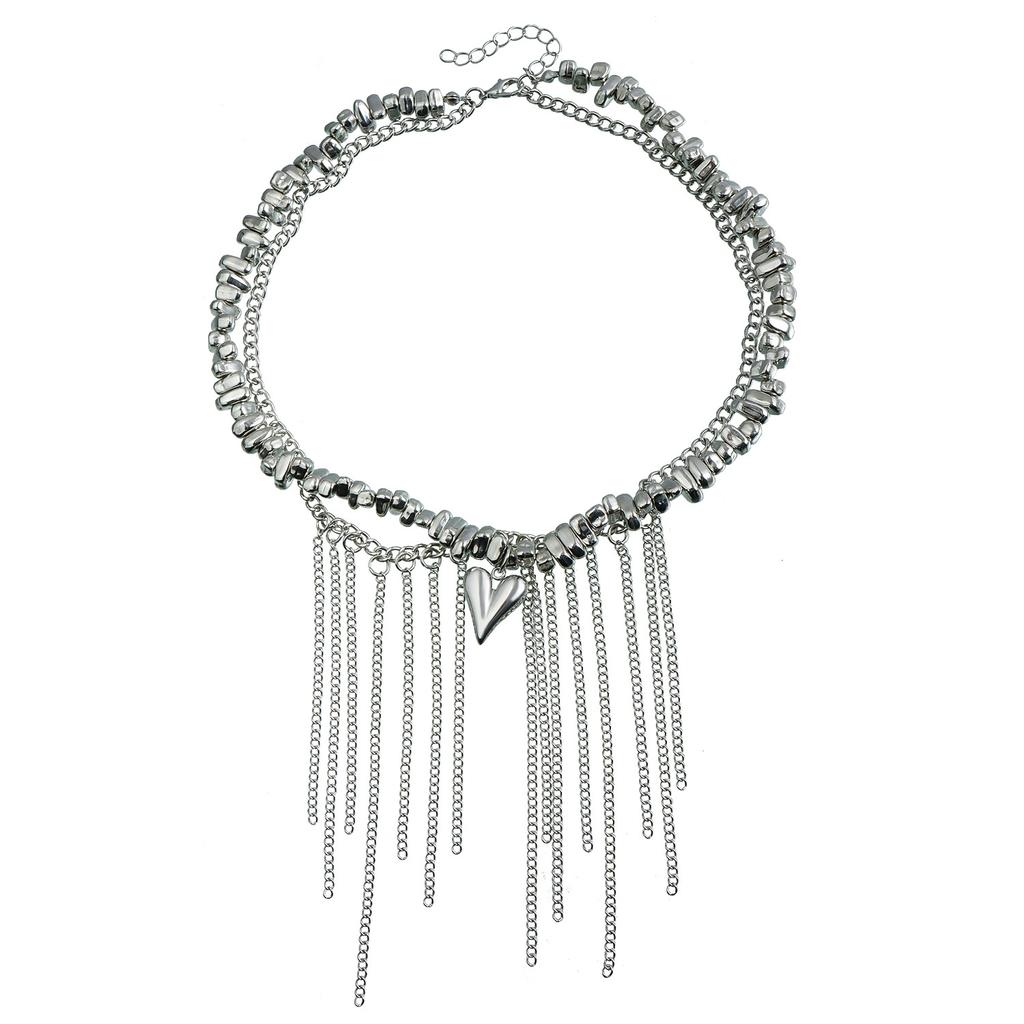 Ins Love Tassel Necklace for Women Party Jewelry Festivals Gift Accessories