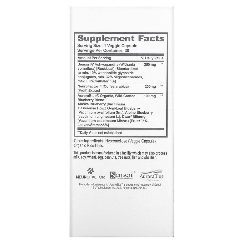 Genius Mindfulness, Veggie Capsules 30