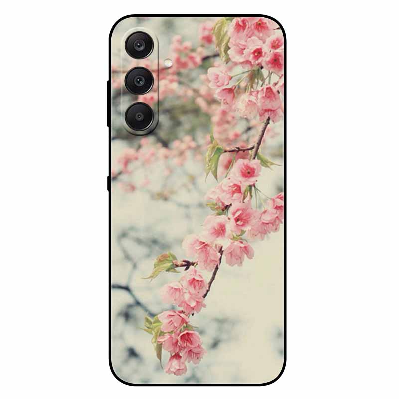 For Samsung A17 5G Case Black Silicone Soft Fashion Animal Back Cover For Samsung Galaxy A17 5G TPU Coque Cute Protective Bumper