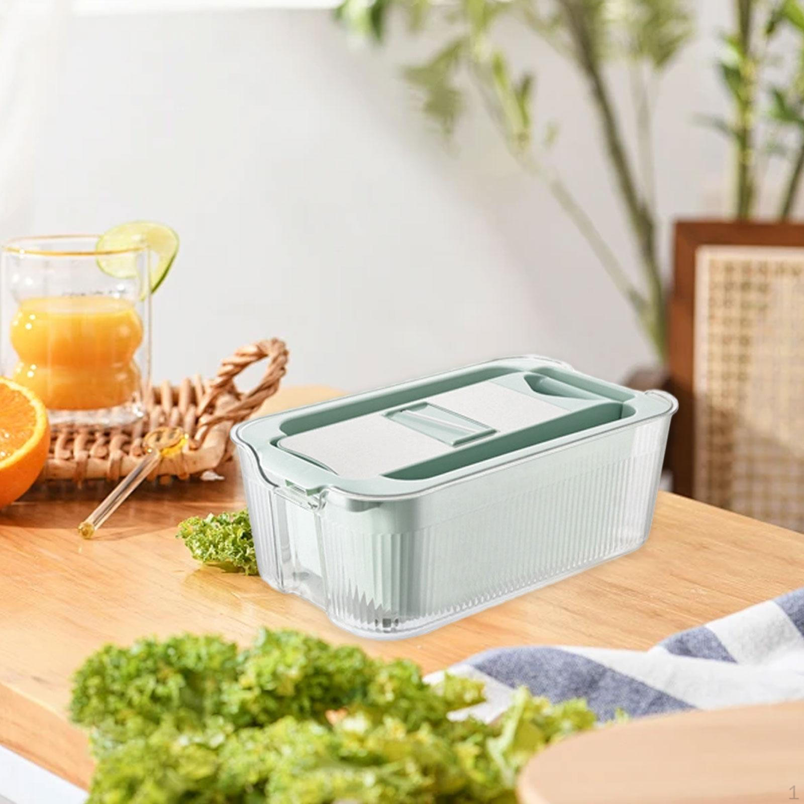 

Слайсер-мандолина Огурец Нержавеющая сталь Профессиональный Многоцелевой с контейнером Blue with 3 Blades