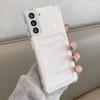 Card Holder Bag Transparent Case For Samsung A56 A36 A26 A16 A17 A07 A35 A55 5G A54 A53 A25 A71 A73 S26 Edge S25 Ultra S24 Cover