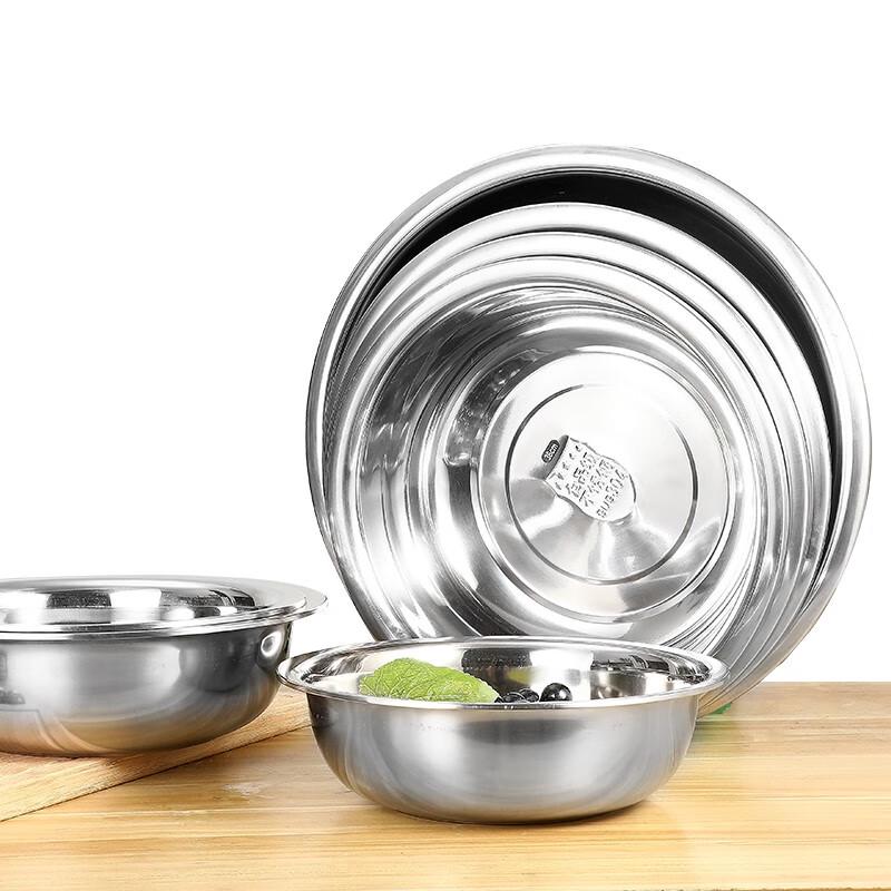 Homeglen 304 Stainless Steel Extra Large Round Kitchen Basin