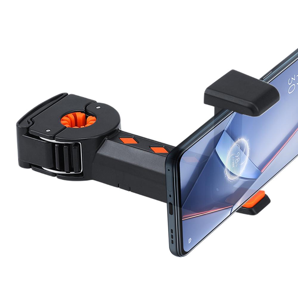 

Крючок для держателя телефона на заднее сиденье, держатель телефона на спинку сиденья, крючок для подголовника автомобиля, органайзер для салона автомобиля для кошельков и сумок, для сумки-шоппера оранжевый