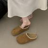 Korean Version of Fashionable and Versatile Casual Platform Women's Slippers Niche Comfortable Bag Head Slippers Women's 2025 Autumn and Winter New
