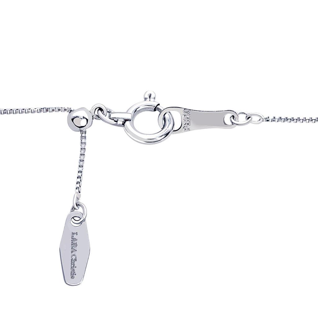 Platinum Chain Necklace Pt850 Venetian adjustable length up to 45cm [Lara Christie] Chain, 0.5mm width, approx. 1.5g, lc97-0016