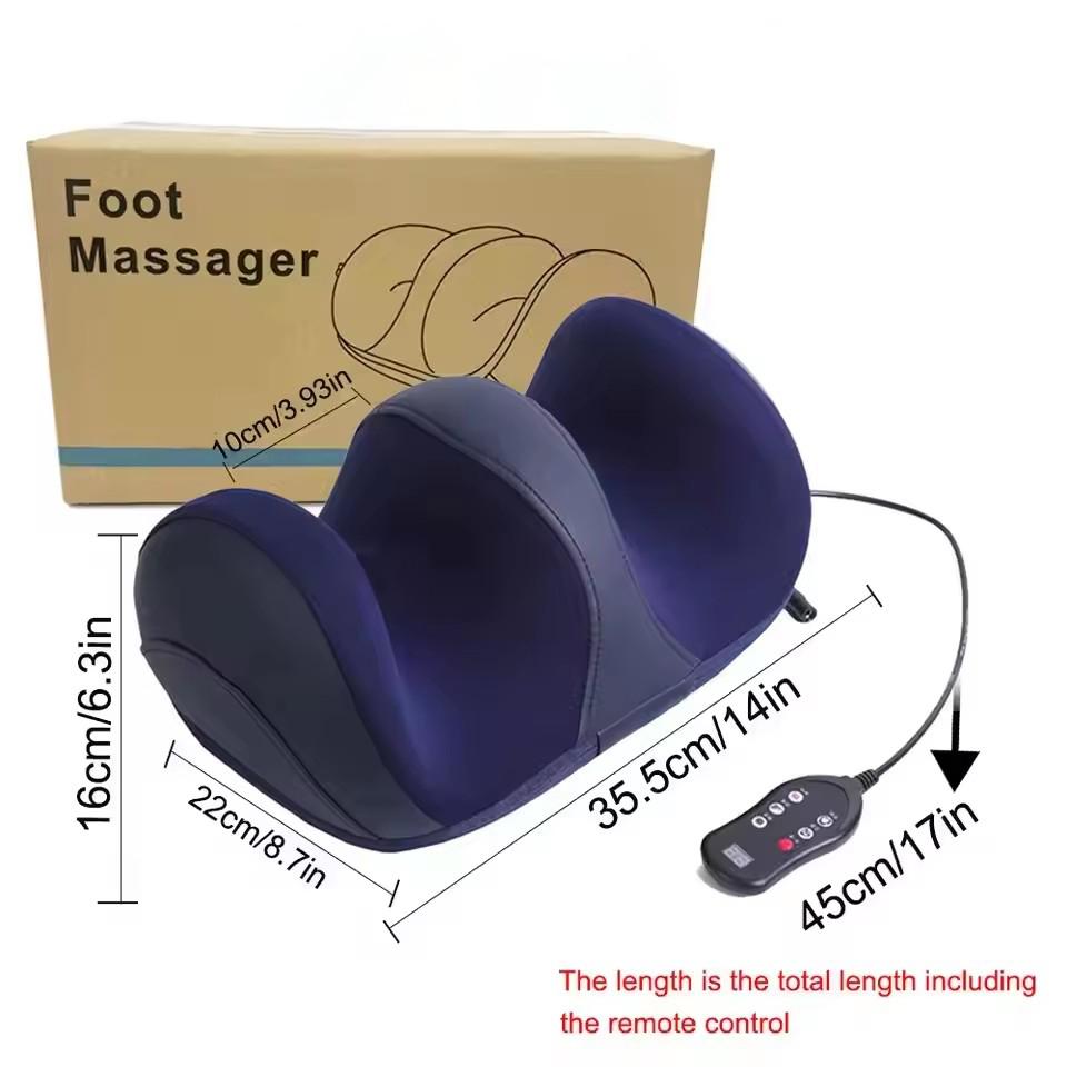 Foot Massager Electric Shiatsu Kneading Relax Foot Leg Hot Compress Care Feet Machine Tool Multi Purpose Gift Household Office