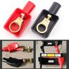 Car Battery Pole Positive and Negative Protection Cover Soft Plastic Flexible Battery Terminal Insulator Protective 2pcs/set