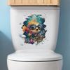 Cartoon Underwater World Small Fish Coral Water Plants Bathroom Toilet Home Beautification Stickers