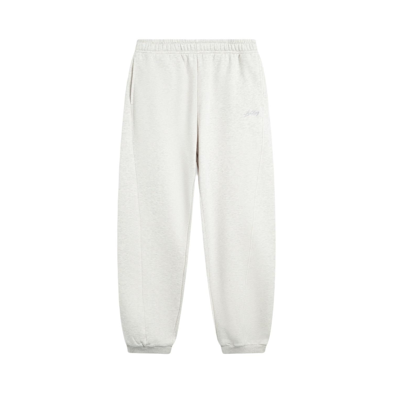 

Li Ning Серия Спортивный Стиль Флис Теплые Антибактериальные Антистатические Свободные Вязаные Спортивные Штаны с Буквами Женские брюки AKLVA02-6 XS