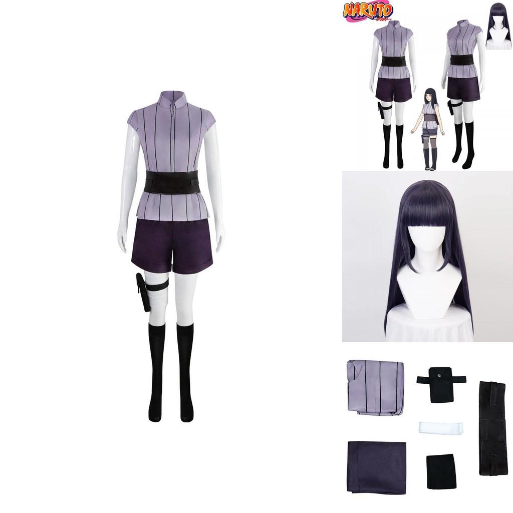 Naruto Hyuga Hinata Cosplay Costume Halloween Outfit Carnival Set Gift