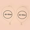 2Pcs Magnet Attraction Double Hand Necklaces Pendants Women Romantic Jewelry Stainless Steel Chain Nuptial Wedding Occasion Necklaces Bff Present