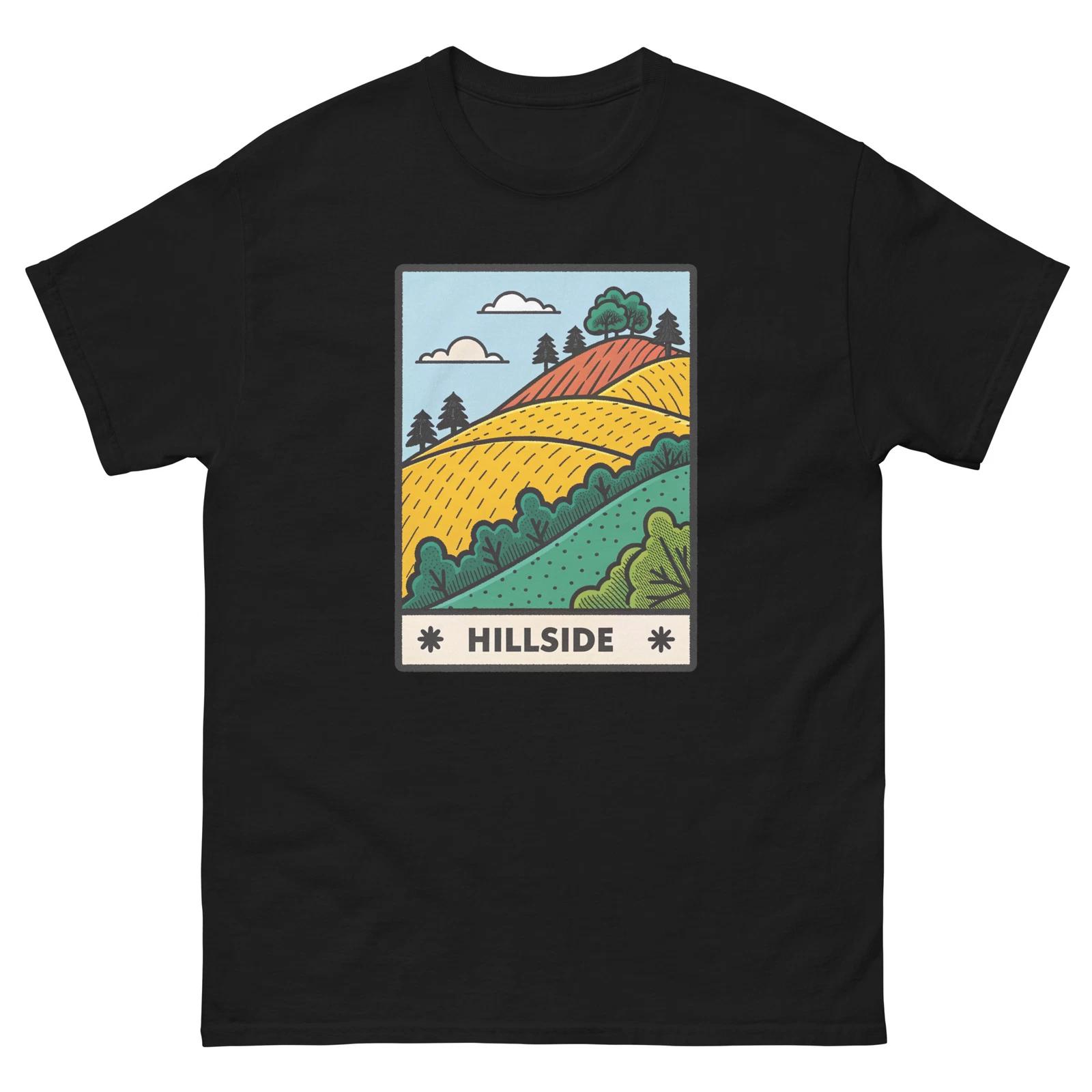 

Hillside Geographical Landscape Location Scenery T-Shirt S
