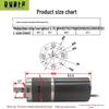 Brushless DC Planetary Gear Motor 12V 3650 High Torque Low Speed Miniature
