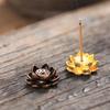 RICISUNG Incense Holder/Incense Burner (2-Pack) - Stylish Lotus Flower Design, Ideal for Buddhist Altars, Incense Burners, and Incense Holders. Horizo