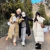 Mid-length Over-the-knee Down Cotton Jacket Women's 2025 Winter New Loose Thickened Bread Jacket Student Cotton Jacket