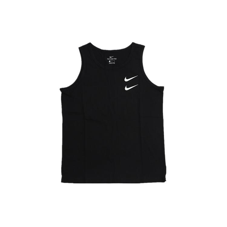 Nike Tank Tops Men's Black Crew Neck Moderate Straight Fit CQ5294-010