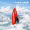 2.4G Remote Control Mini Stunt Speedboat with High-Brightness Lights - Children's Water Toy