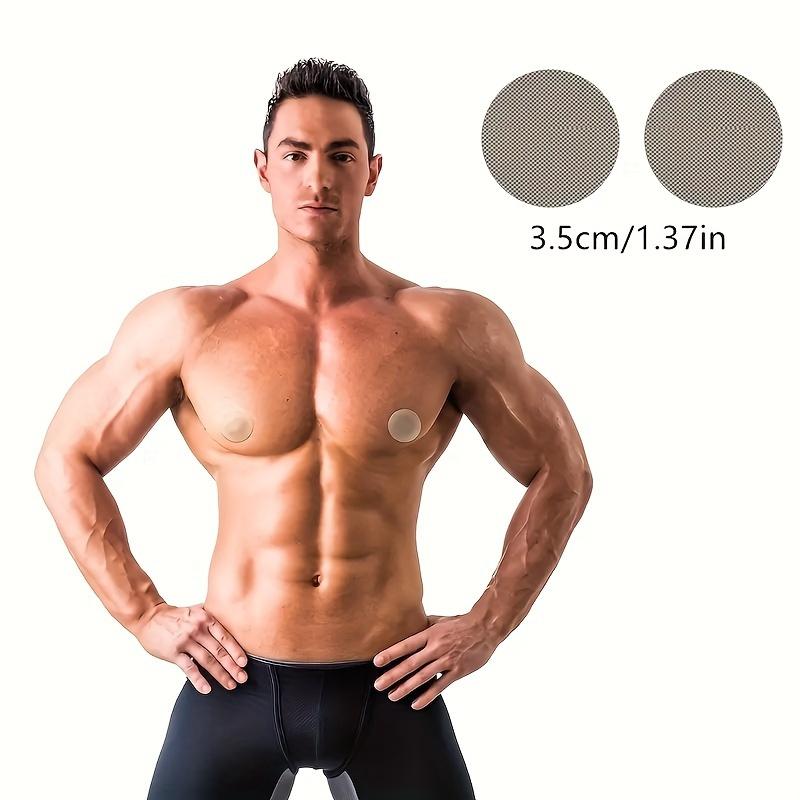 20 pair Men's Silicone Nipple Covers: Comfort-Fit, Invisible Sports Shields, Anti-Chafing, Secure & Disposable