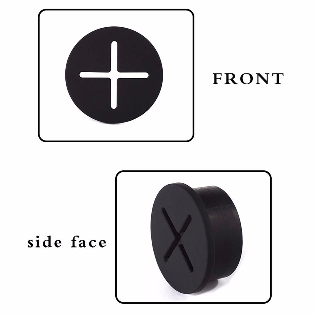 Desk Furnitures Table Storage Accessories Desk Cord Grommet Wire Organizer Cable Hole Cover