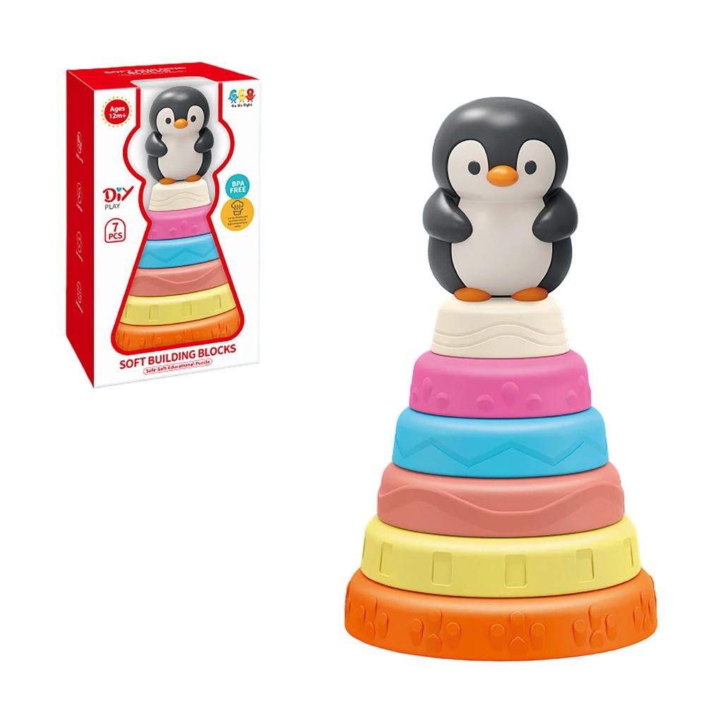 Kids Cartoon Animal Stacking Game , Fun Balancing & Skill,Building Toy With Cute Animal Figures