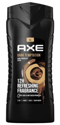Axe Dark Temptation Revitalizing Body Wash, 400ml 