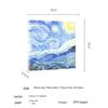 Monet & Van Gogh Retro Style Sticky Note Pad - Famous Paintings Series, Non-Adhesive, Perfect for Journaling & Memos