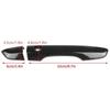 Right Hand Drive Door Handle Cover For Honda Civic 10Th Gen 2016 2017 2018   ABS Carbon Fiber Exterior Parts Accessories