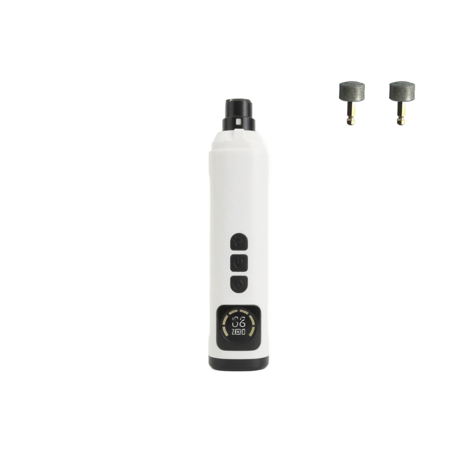 

Electric Pet Nail Grinder High Speed Rechargeable Pet Nail Trimmer with Dual LED Lights LCD Display for Cats Dogs Safe Grooming Tool One Size