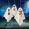 3pcs/set Mini Finger Ghost Puppet Spooky Pumpkin Hanging Ghost  Cake Insert Card