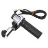 36V 48V 60V Electric Bicycle Throttle Grip E-bike Handlebar with Lock Ebike Scooter Accelerator Power Indicator Key LED Display Throttles 2