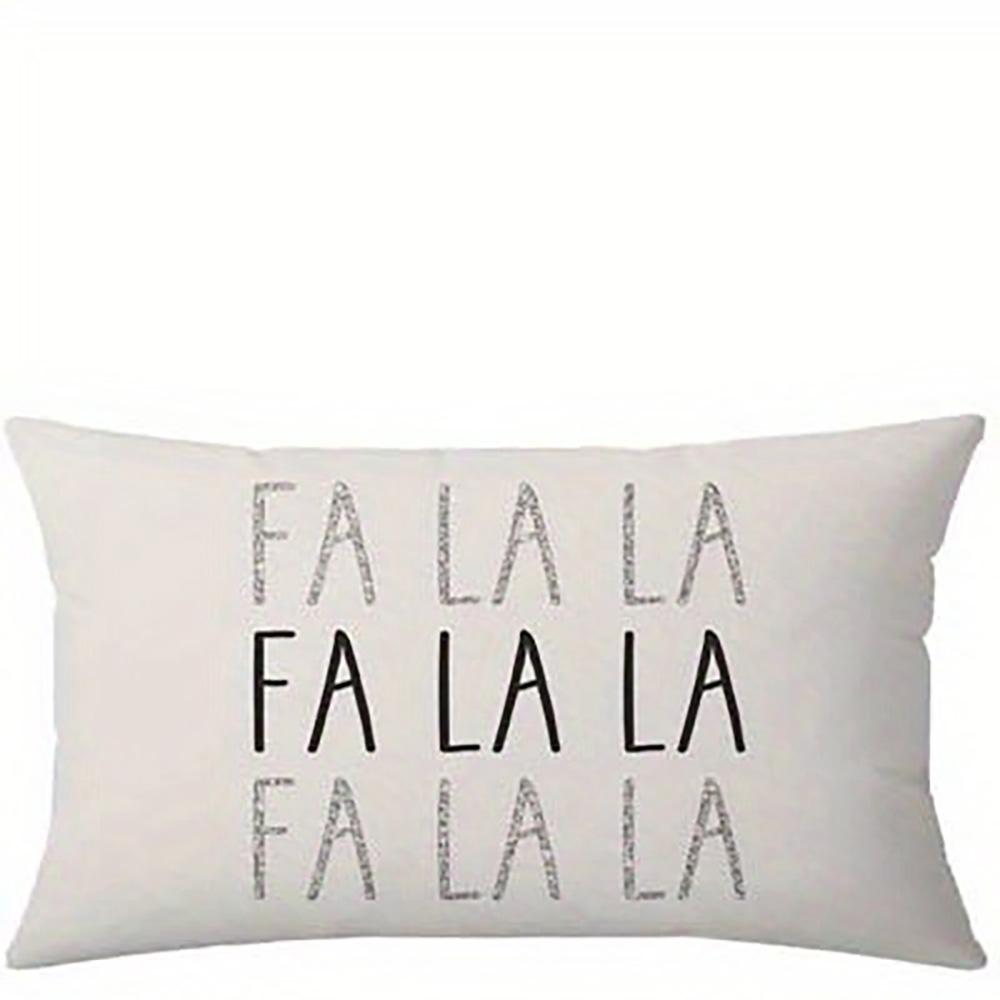 1PCS Christmas Pillowcases: FA LA LA, Merry Christmas, Let It Snow, Joy Designs! Sofa bed cushion cover,home decoration