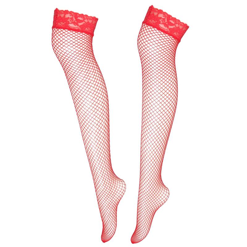 Sexy Fishnet Stockings Women Summer Thin Transparent Mesh Thigh High Stockings Elasticity Over Knee Nylon Stocking