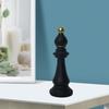 Resin Chess Pieces Statues Figures Chess Game Figurine Pieces International Chess Game Accessories for Home and Desk TV Cabinet