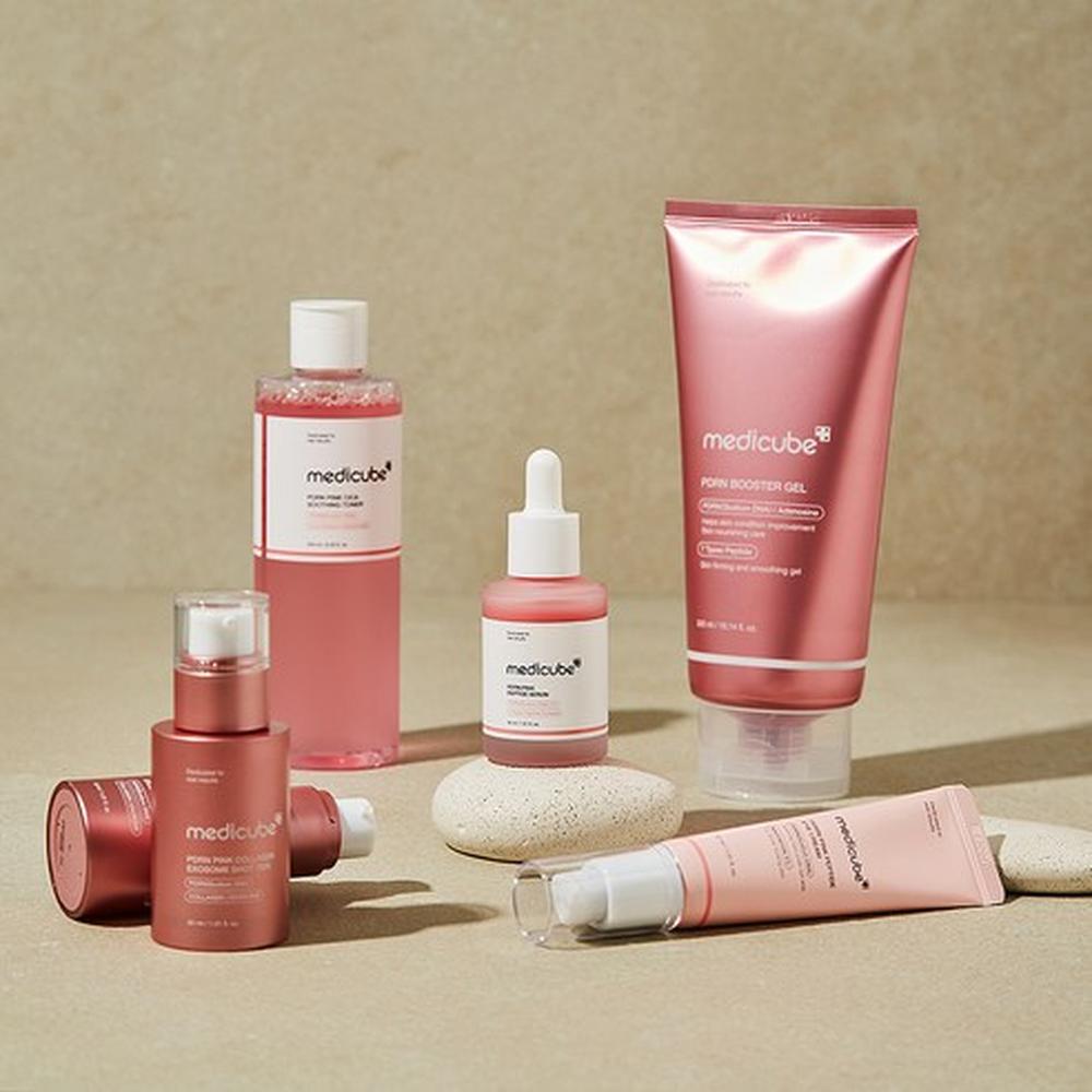 Medicube PDRN Pink Cica Soothing Toner 250ml - Calming Sensitive Skin Care, Korean