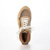 Carino CAUC51106 Women's Beige Combination Sneakers, Size 23.5 Cm
