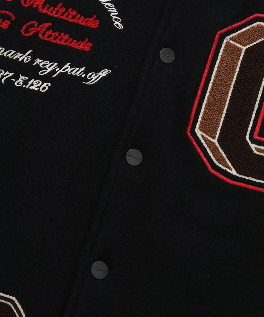 COVERNAT 24Fw College C Wool Varsity Black