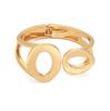 Metal Texture Smooth Water Drop Hug Bracelet Trend Spring Open Bracelet Jewelry