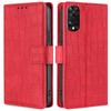 For TCL 505 Phone Case Crocodile Texture Skin-Touch Leather Cover with Wallet