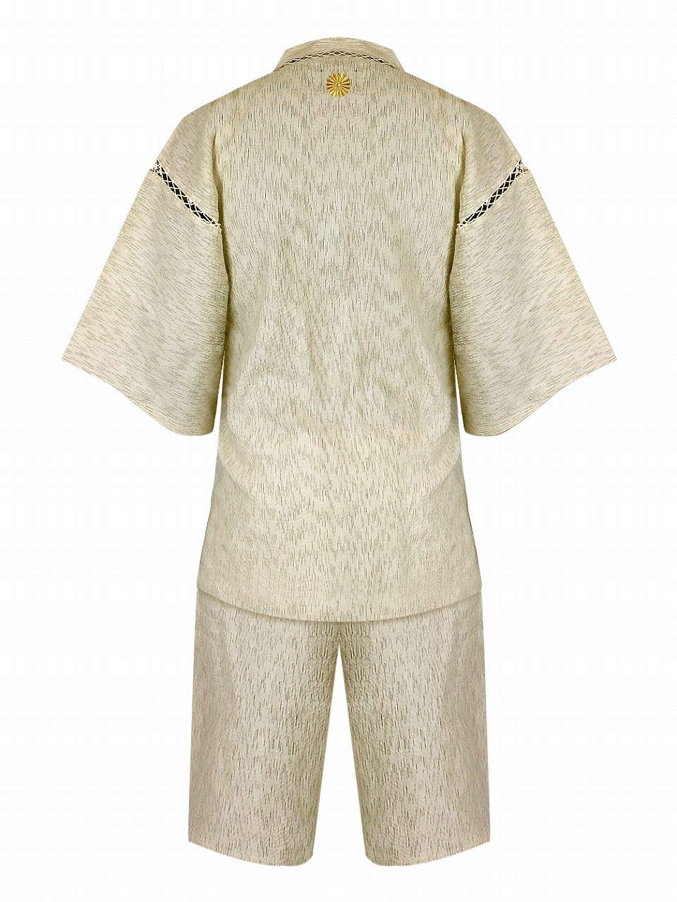 

ДЕНЬГИ Размер L Традиционный джинбей с вышивкой хризантем золотом и подходящий для и Хэйсэй [BLOOD TOKYO] mbt-20003 (японская одежда)