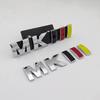 OEM Service MKIII Grill Emblem  2.0V 2.4T 2.6T Plastic Chrome Badge 3D Car Logo Mk3 Car Trunk Sticker  For Volkswagen