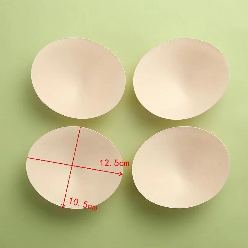 1Pair Sexy Women's Bra Pads Insert Removable Padding Brassiere Breast Enhancer Sopnge Push Up Cups for Swimsuits Bikini