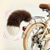 Cauda Elétrica Acenando Yousheng para Carro, Decoração de Cauda de Animal Fofa com Controle Remoto, Ornamento de Porta-malas de Pelo Móvel Ativado por Som para Cosplay
