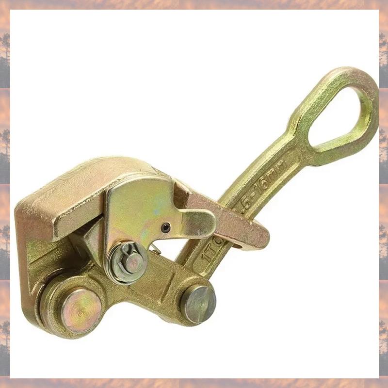 

2025 Trend Wire Rope Jaw Clamp Electricity Cable Grip Pulling 1 Ton Tightening Non-Slip Carbon Steel