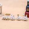 Wooden Train Decoration Home Santa Claus Christmas New Year Christmas Children Gifts Toys