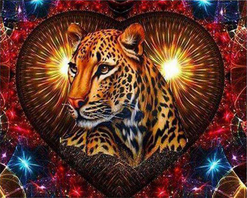 מקדחה מלאה ציור יהלומי מרובע חלום מנגרובים נוף תמונה של יהלומי ריינסטון רקמת זאב סוס בעל חיים תפר צלב דקור לבית