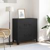 vidaXL Lagerschrank Industrial Schwarz 75x40x80 Cm Stahl