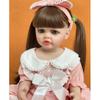 Realistische 55 CM Reborn Baby Puppen Lebensechte Stand Mädchen Volle Weiche Silikon Körper Prinzessin Kleinkind Für Kinder Geburtstag Geschenk