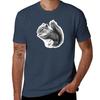 Cute Squirrel Munching TShirt Breathable Mesh Panel TShirt