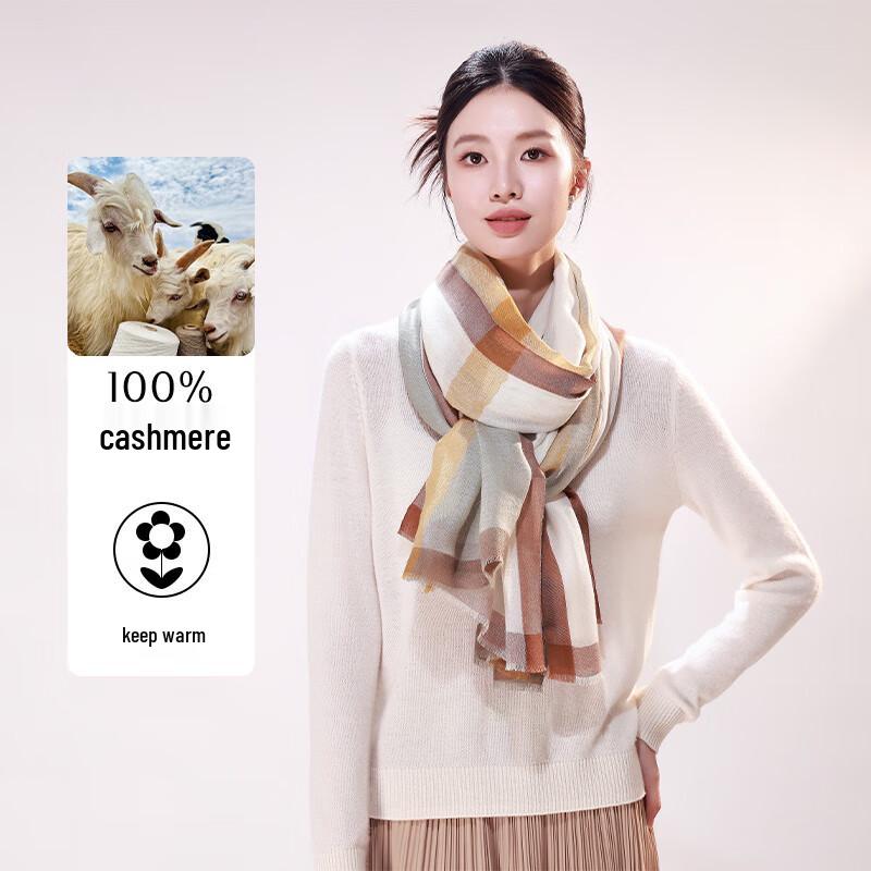 Hangsi Mansion Reiner Kaschmir Schal & Stola