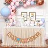 Boy or Girl Banner – He or She Baby Gender Sign for Party Decorations, Neutral Gender Reveal Decor for Baby Shower or Pregnancy Announcement